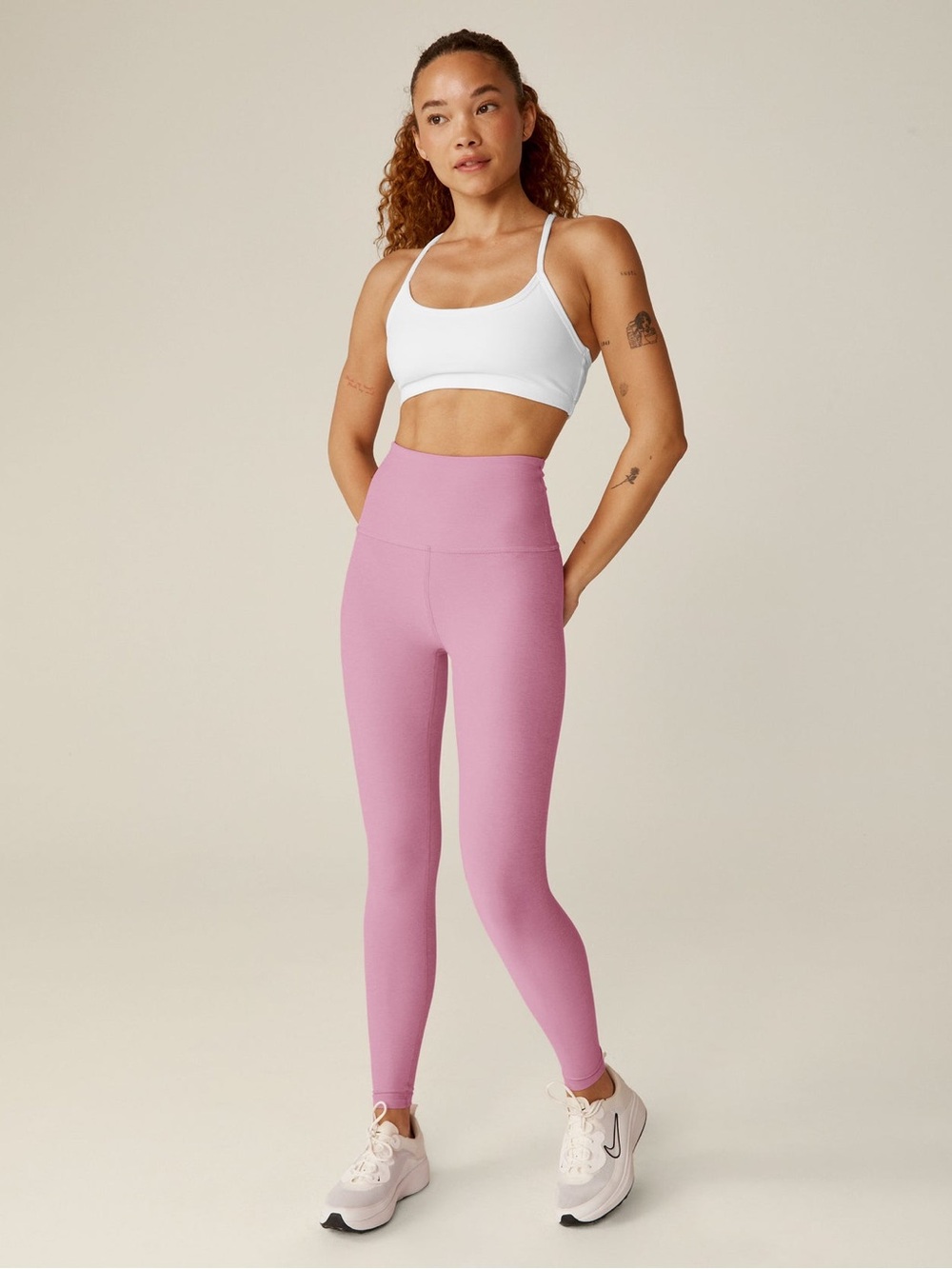 Beyond Yoga Space dye High-Rise Lavender Pink Leggings